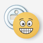 Décapsuleur Visage souriant aux yeux ouverts (Devant)