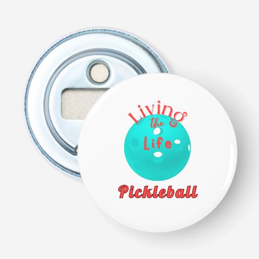 Décapsuleur Vivre La Vie Pickleball (Devant)