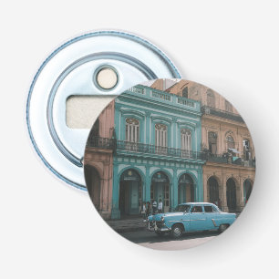 Décapsuleur Voiture Américaine Vintage Turquoise La Havane Cub
