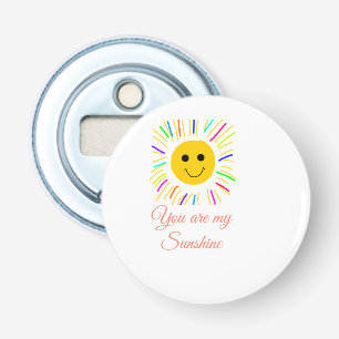 Décapsuleur vous êtes mon soleil jaune orange rayons de soleil