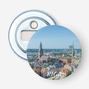 Décapsuleur Vue sur le centre ville de Riga d'en haut