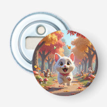 Wild Escape: Running Cat Bottle Opener