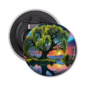 Décapsuleur Willow tree under Pleine lune N Starry ciel Sunset (Devant)