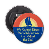 Décapsuleur Yacht Racing Voile Avec Coucher De Soleil (Devant)