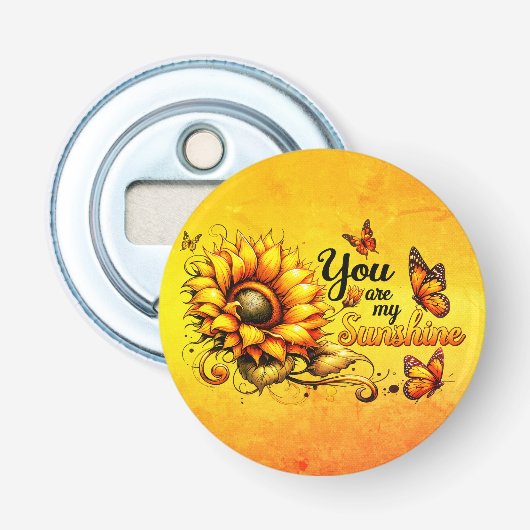 Décapsuleur You Are My Sunshine Sunflower (Devant)
