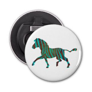 Décapsuleur Zebra Black et Green Print