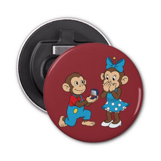 Décapsuleur Zina and Mimo and the marriage proposal (Devant)