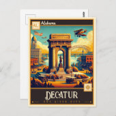 Decatur, Alabama |  Briefkaart (Voorkant / Achterkant)