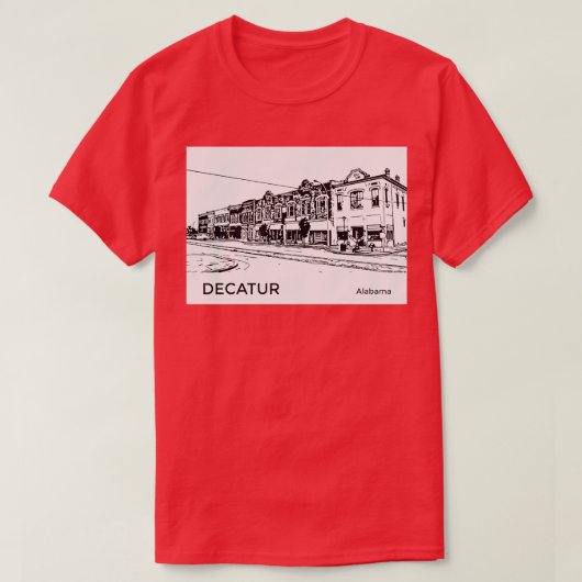 Decatur Alabama TShirt (Design devant)