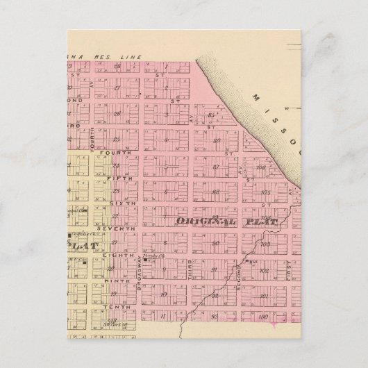 Decatur, Nebraska Briefkaart (Voorkant)