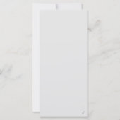 Decay - Gothische Uitnodiging & Wenskaart (Achterkant)