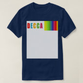 Decca neemt regenboogvinyl op t-shirt (Design voorkant)