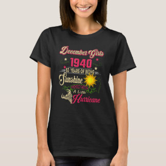 December 1940 83e Verjaardag December Meisje 1940 T-shirt