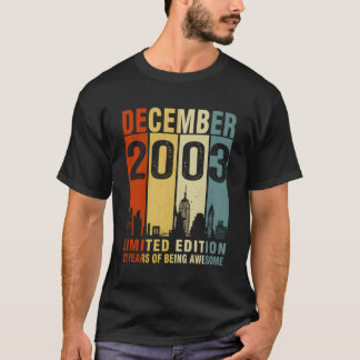 December 2003 20 jaar Geweldige T-shirt