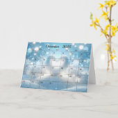 December 2025 Kerstmaand Kaart (Gele Bloem)