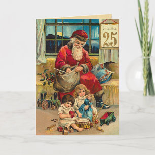 December 25 - wenskaart kerst met jaartallen feestdagen kaart