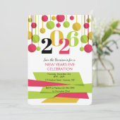 December 31st Party Invitation (2) Kaart (Staand voorkant)