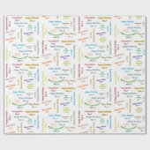 December, 6-jarige cadeaupapier (Vlak)