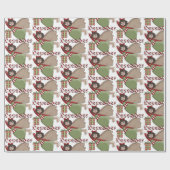 December - Angel Birthday - feest Cadeaupapier (Vlak)