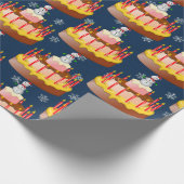December - Birthday Wrapping Paper Cadeaupapier (Hoek)