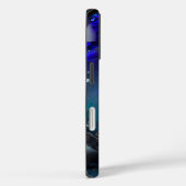 December Birthstone Saffier-geïnspireerde blauwe t Case-Mate iPhone Case (Achterkant / Rechts)