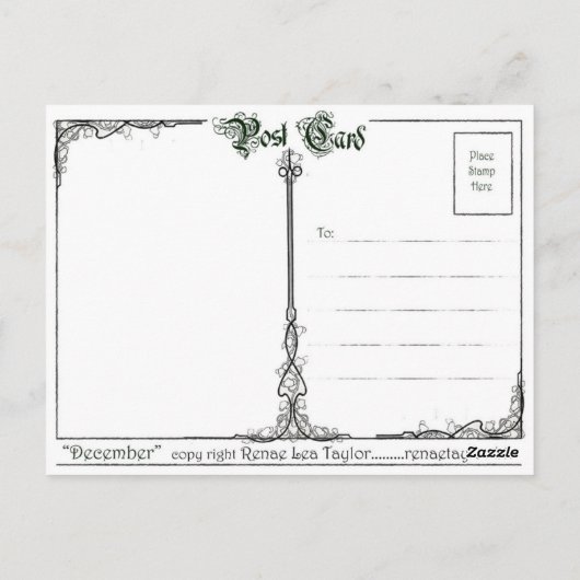 december briefkaart (Achterkant)