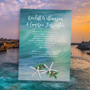 December Cruise Bruiloft Starfish Uitnodigingen