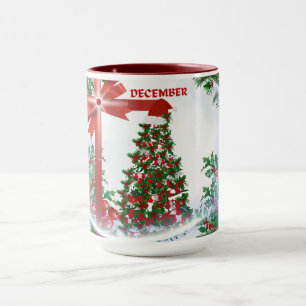 December Kerst Koffie Mok