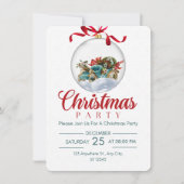 December Kerstfeest Uitnodiging (Voorkant)