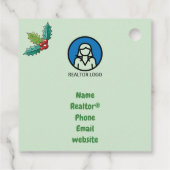 December  makelaar Pop-door wrap up Bedankjes Labels (Achterkant)