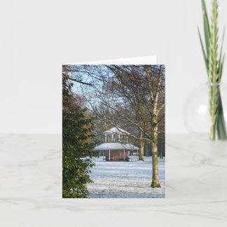 "December" Notecard Feestdagen Kaart