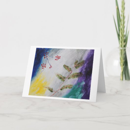 december om 12 december feestdagen kaart (Voorkant)