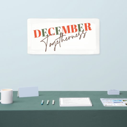 December: Samen vieren van het seizoen Spandoek (Beurs)
