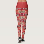 December Snowflakes  Leggings (Achterkant)