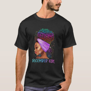 December zwart meisje Hair Sagittarius Capricorn B T-shirt
