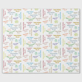 Décembre, 24 Anniversaire Cadeau Papier (Plat)