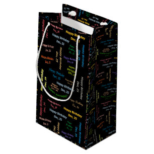 Décembre, 25 Anniversaire Cadeau Sac