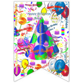 Décembre 2 Anniversaire Bannière de Bunting (Premier drapeau)