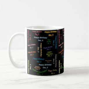 Décembre 3 Anniversaire Mug
