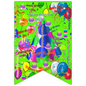 Décembre, 4 Anniversaire Bannière de Bunting (Deuxième drapeau)