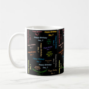 Décembre 7 Anniversaire Mug