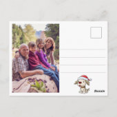 Décembre à se souvenir de la carte postale de Noël (Dos)