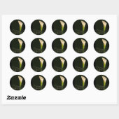 Décembre autocollants de mariage calla lily (Feuille)