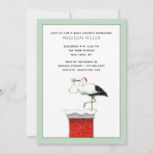 Décembre Baby shower de Noël Invitation (Devant)
