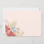 Décembre Invitation à la douche nuptiale (Dos)