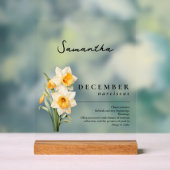 Décembre Mois de naissance Fleur Narcisse Personna (Neutre)