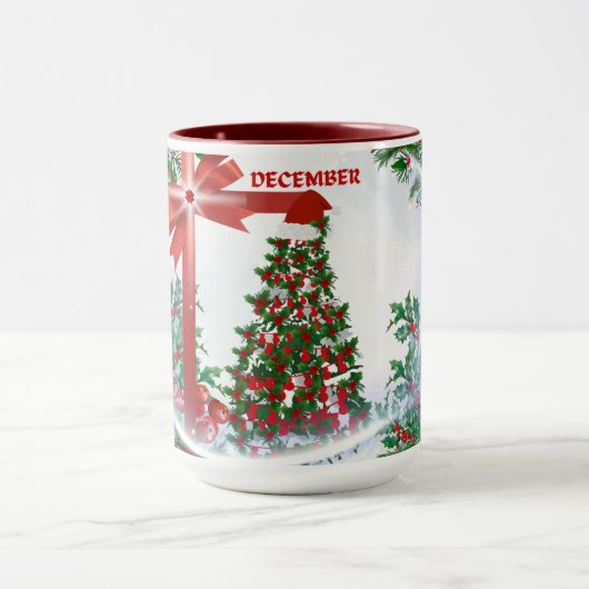 Décembre Mug café de Noël (Centre)