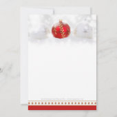 Décembre ou Noël Engagement Party Invitation (Dos)