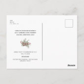 Décembre Photo Invitation de la douche nuptiale (Dos)