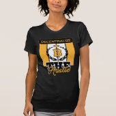 Decentraliseer de Hustle™ Crypto Rebellion Edition T-shirt (Voorkant)